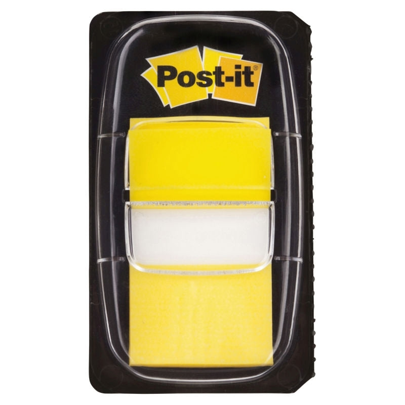 Post-It Flags Yellow 25 x 43mm 2-Pack (Box of 6)