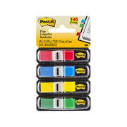 Post-It Mini Flags Assorted Colours 12 x 45mm 4-Pack (Box of 6)