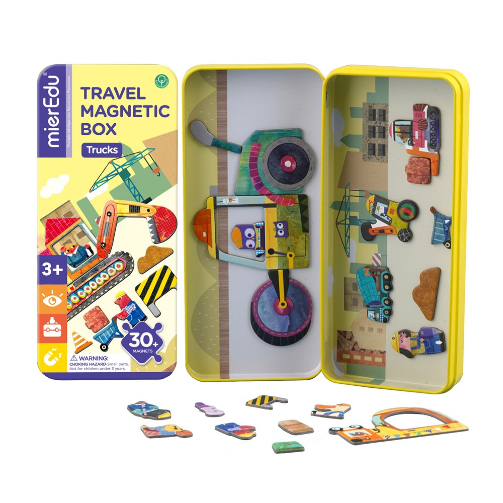 mierEdu Travel Magnetic Box - Trucks - view 2