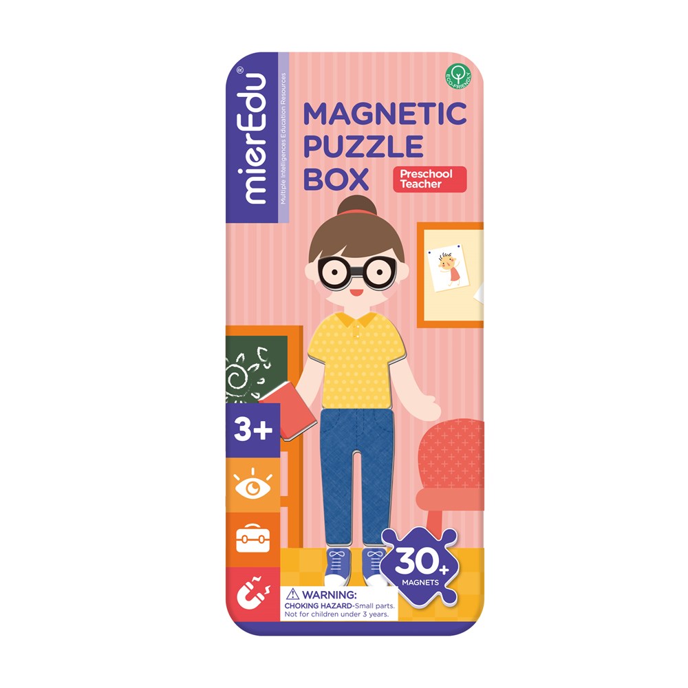 mierEdu Magnetic Puzzle Box - Preschool Teacher