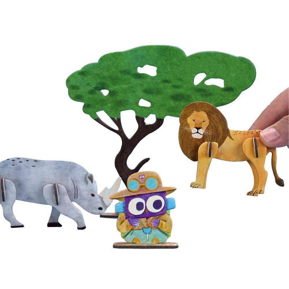 mierEdu Magnetic Puzzle - All About - Animals - view 3