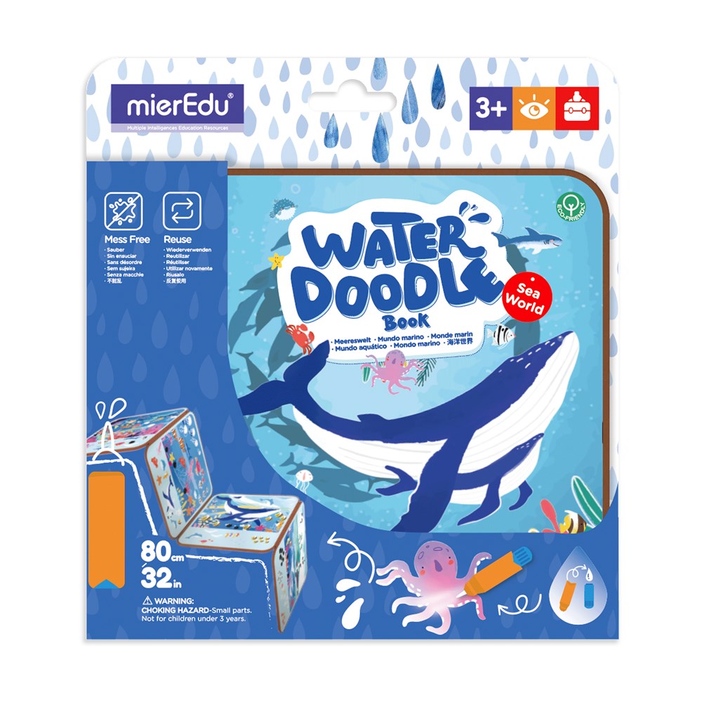 mierEdu Water Doodle Book - Sea World