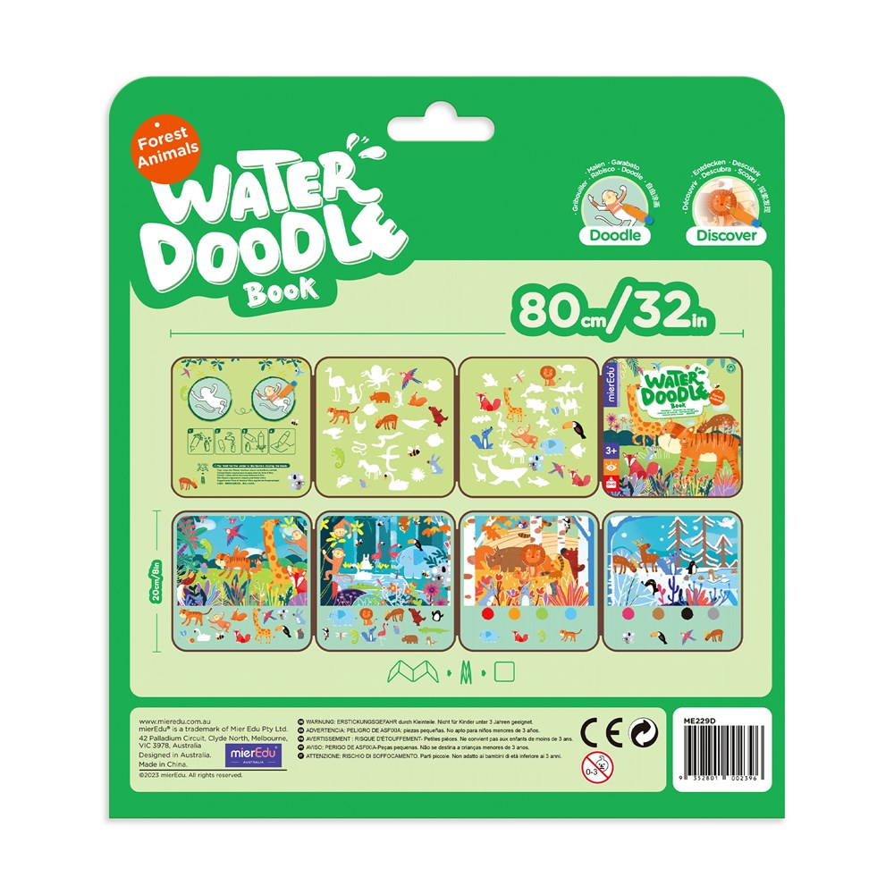 mierEdu Water Doodle Book - Forest Animals - view 2