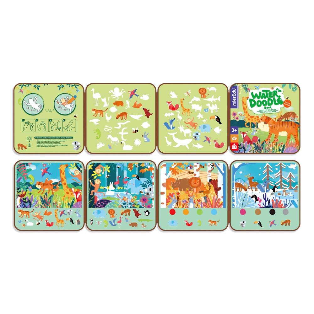 mierEdu Water Doodle Book - Forest Animals - view 3