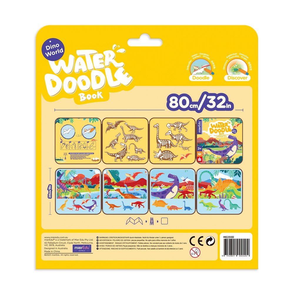 mierEdu Water Doodle Book - Dino World - view 2