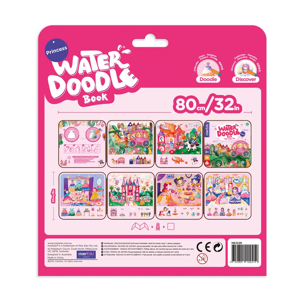 mierEdu Water Doodle Book - Princess - view 2