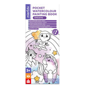 mierEdu Pocket Watercolour Painting Book - Unicorns