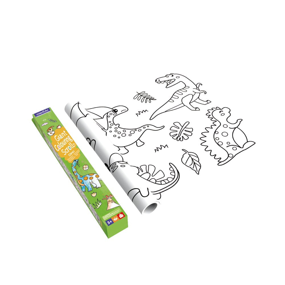 mierEdu Giant Colouring Scroll - Dino - view 2