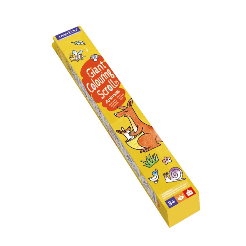 mierEdu Giant Colouring Scroll - Animals