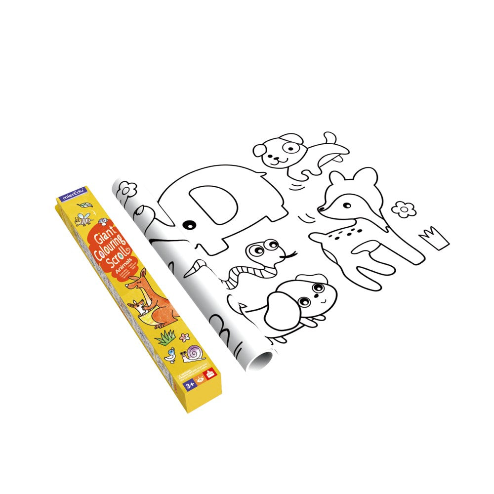 mierEdu Giant Colouring Scroll - Animals - view 2