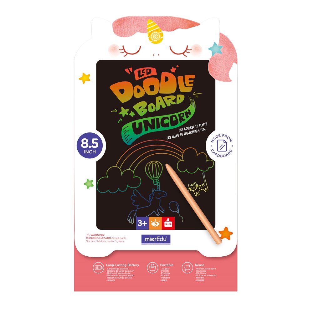 mierEdu LCD Doodle Board - Unicorn
