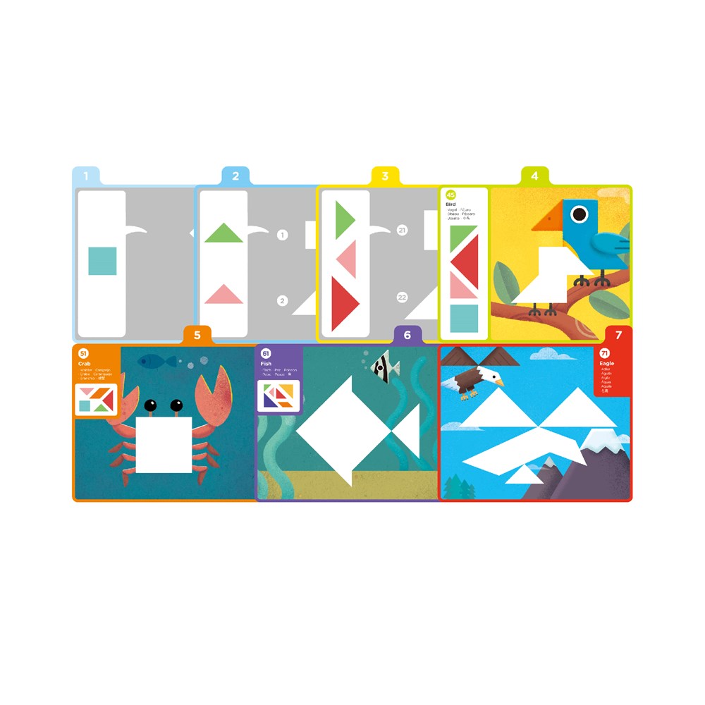 mierEdu Magnetic Tangram - Starter Kit - view 3