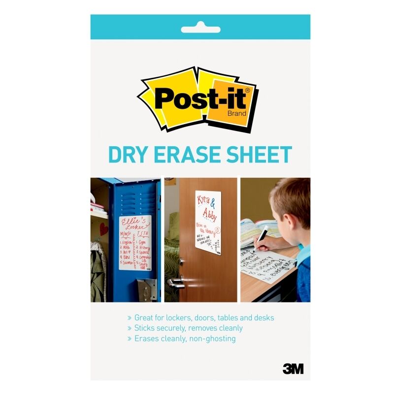 Post-It SS Dry Erase Sheet (Pack of 3)