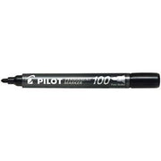 Pilot Markers - 1.0mm Permanent SCA-100 (Bullet Tip Fine): Black (Box of 12)