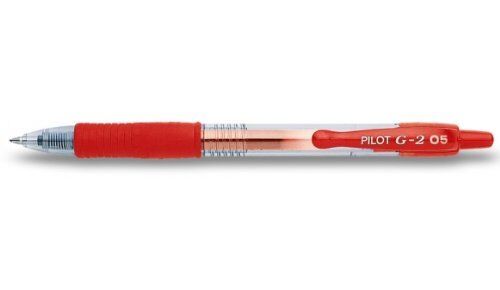 Pilot Pen - Ballpoint Bl-G2-5 Retractable XF: Red (Single)