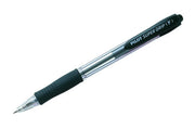 Pilot Pen - Ballpoint Super Grip BPGP-10R Retractable: Fine Black (Box of 12)
