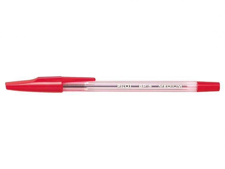 Pilot Pen - Ballpoint BPS: Medium Red (Single)