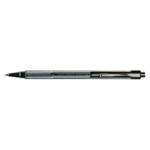 Pilot Pen - Ballpoint BP145 Retractable: Medium Black (Box of 12)