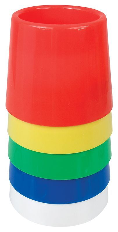 Water Pots No. 5 - Assorted Colours: Set of 5 - CLEARANCE