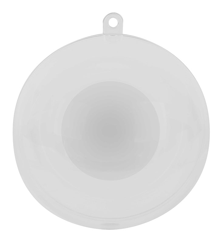 Plastic Ball with Cut Out Opening - 80mm (Pack of 10)