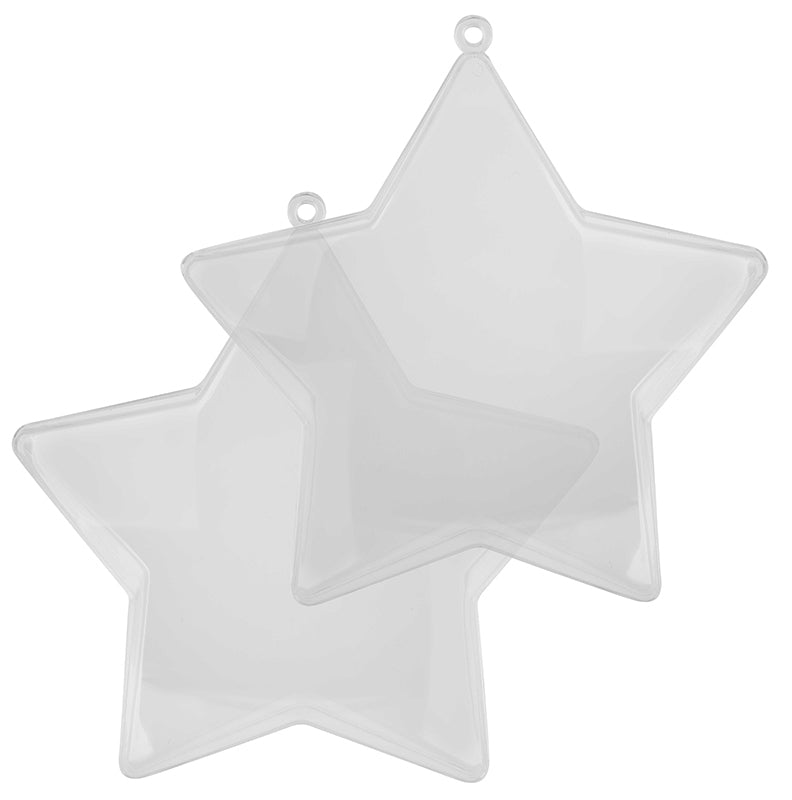Plastic Star Shape - 100mm (Pack of 10)