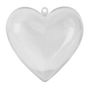 Plastic Heart Shape - 80mm (Pack of 10)