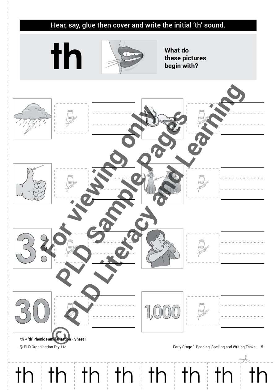 Early Stage 1 - Reading, Spelling and Writing Tasks: Target 2