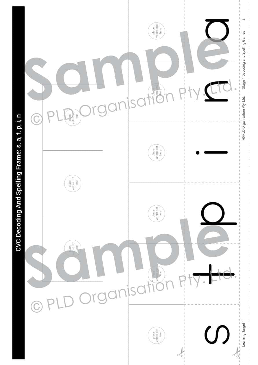 Decoding & Spelling Games - Stage 1