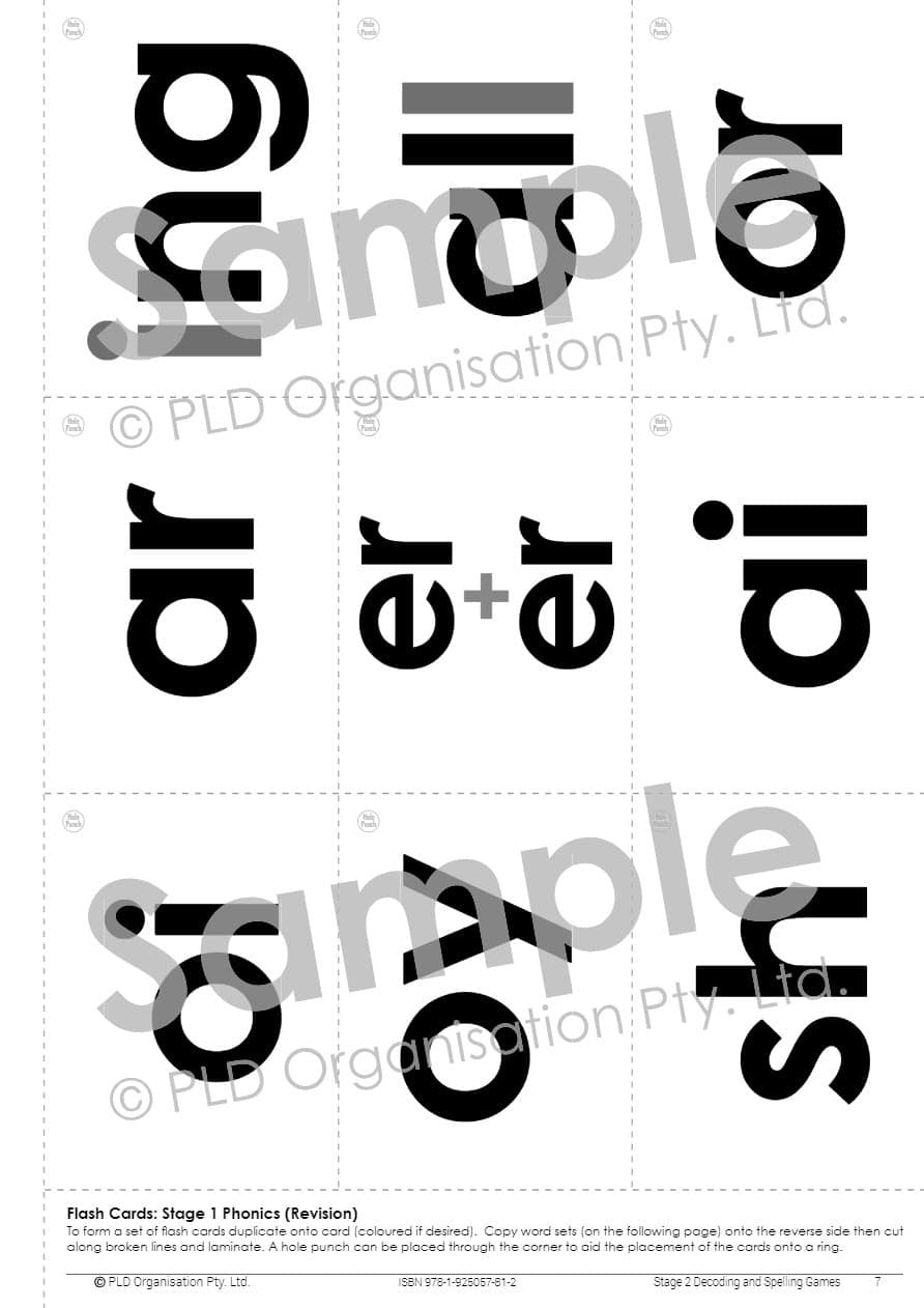 Decoding and Spelling Games - Stage 2