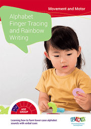 Alphabet Finger Tracing & Rainbow Writing