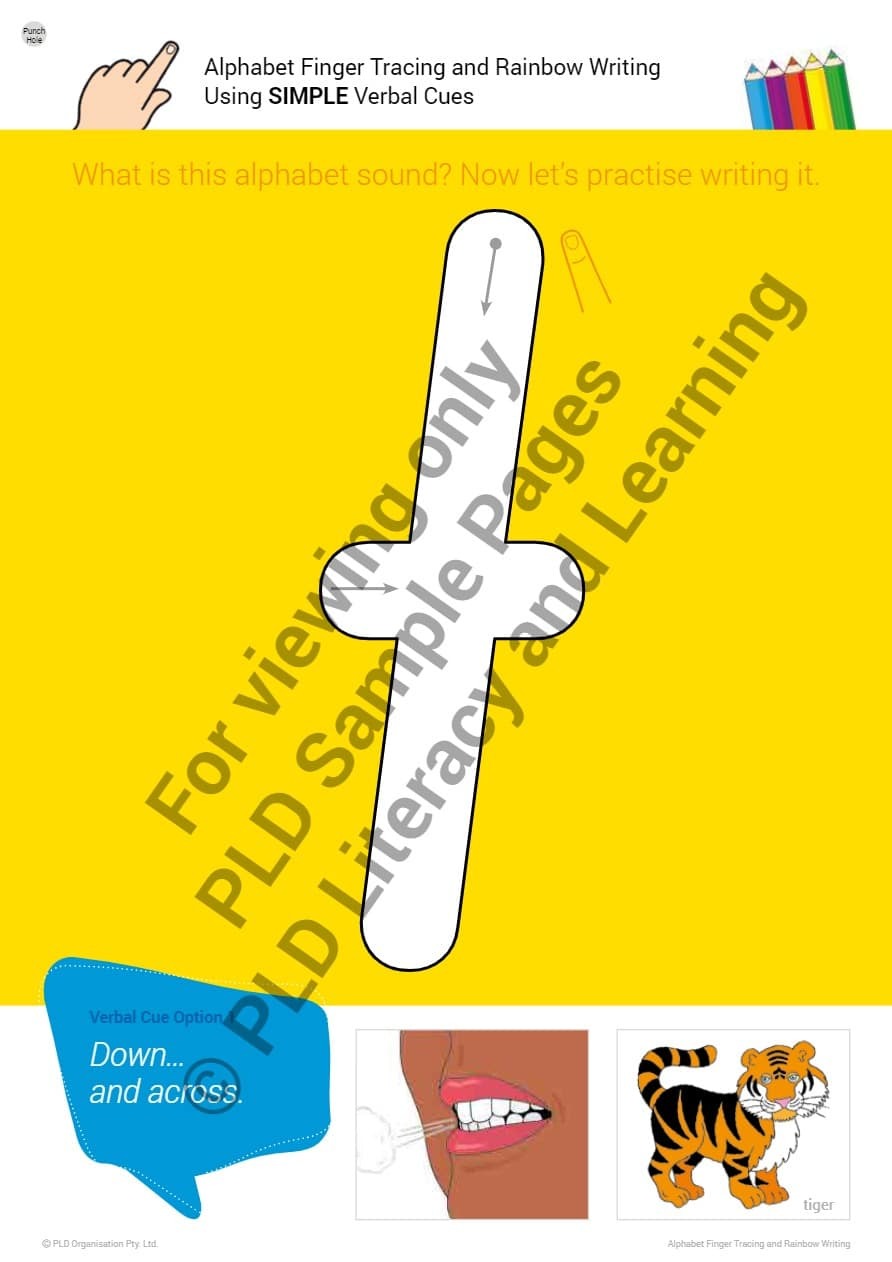Alphabet Finger Tracing & Rainbow Writing