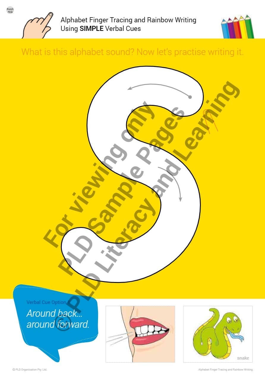 Alphabet Finger Tracing & Rainbow Writing