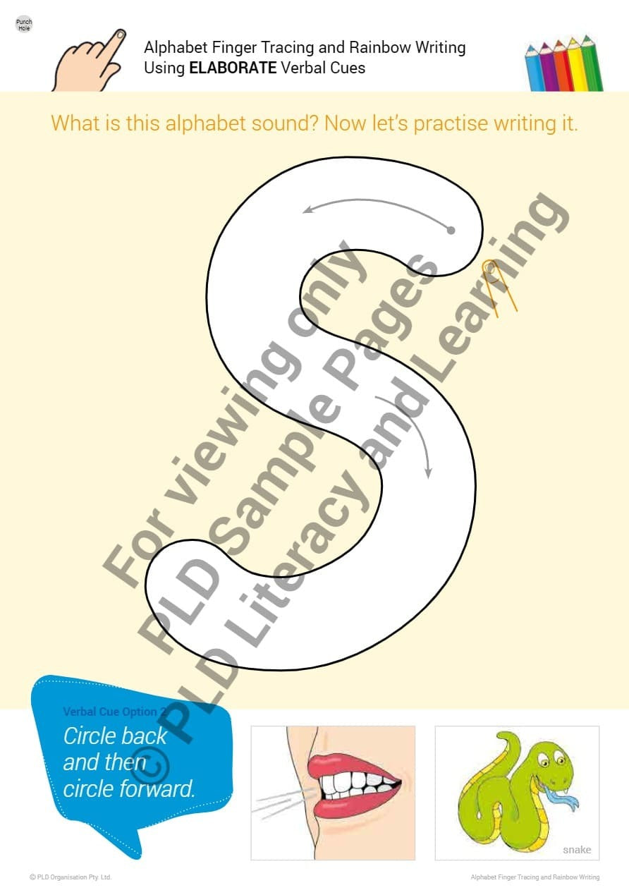 Alphabet Finger Tracing & Rainbow Writing