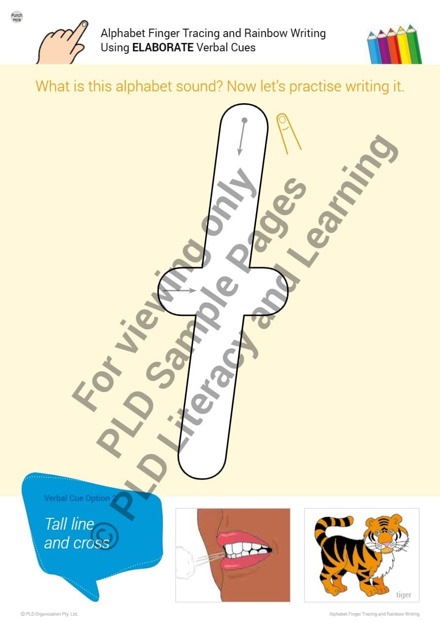 Alphabet Finger Tracing & Rainbow Writing