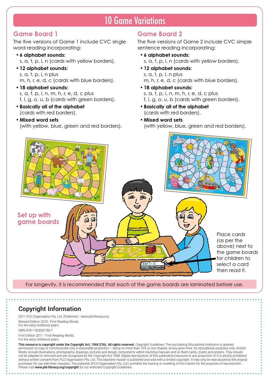 First Reading Words