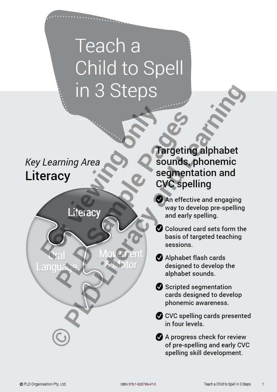 Teach a Child to Spell in 3 Steps