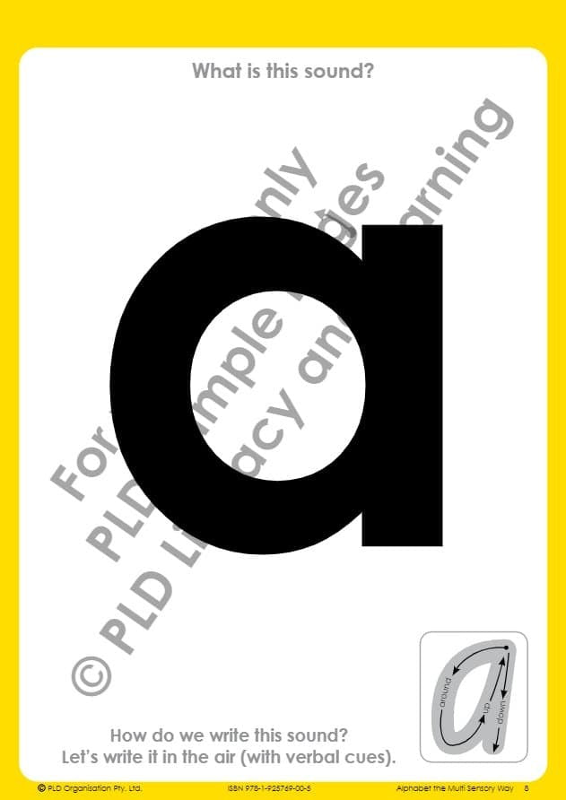 Alphabet the Multi Sensory Way - Foundation Font