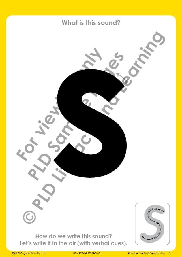 Alphabet the Multi Sensory Way - Foundation Font