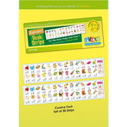 Alphabet Desk Strips - Cursive Font (Pack of 30)