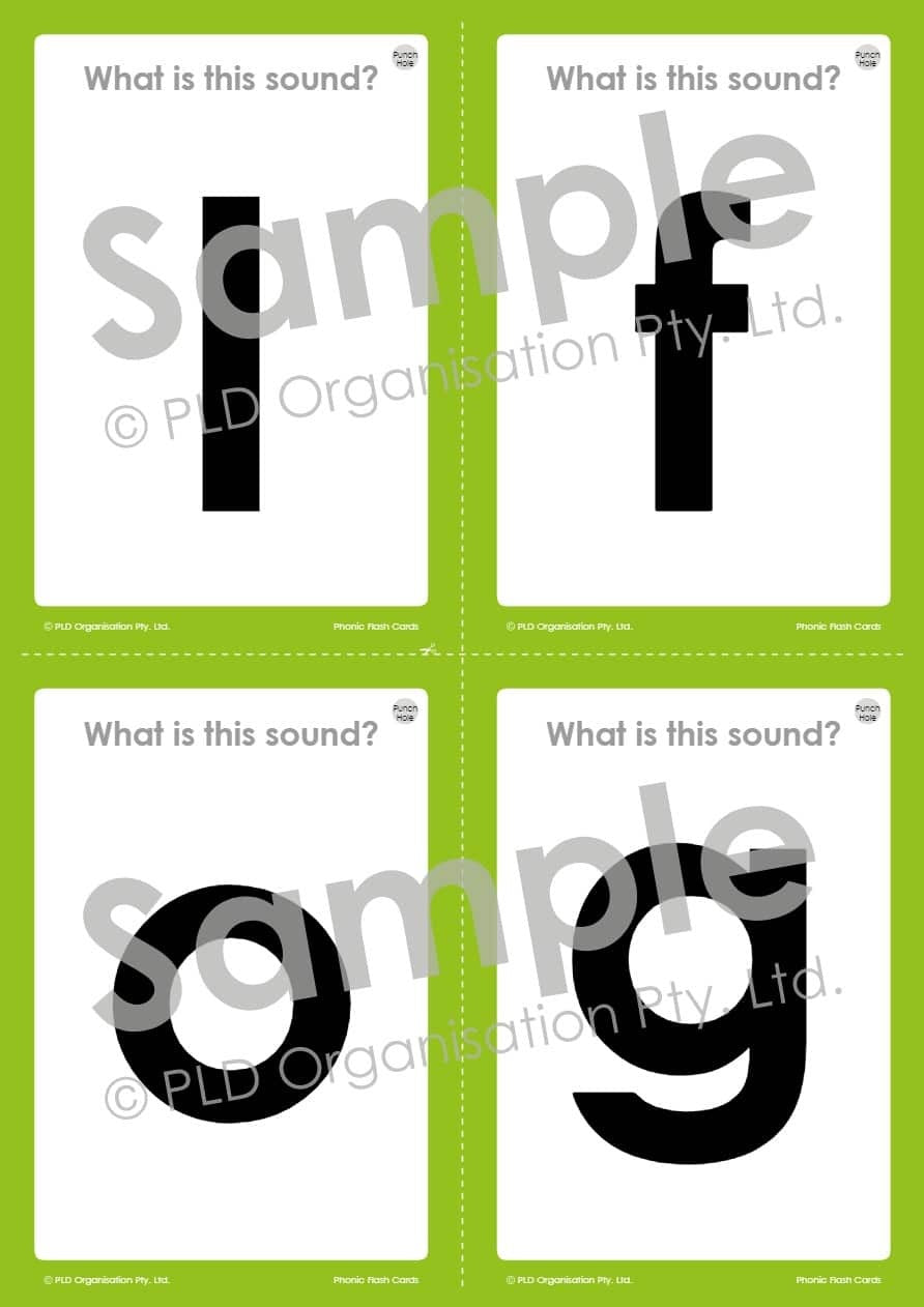 Phonic Flash Cards - Stage 1-4