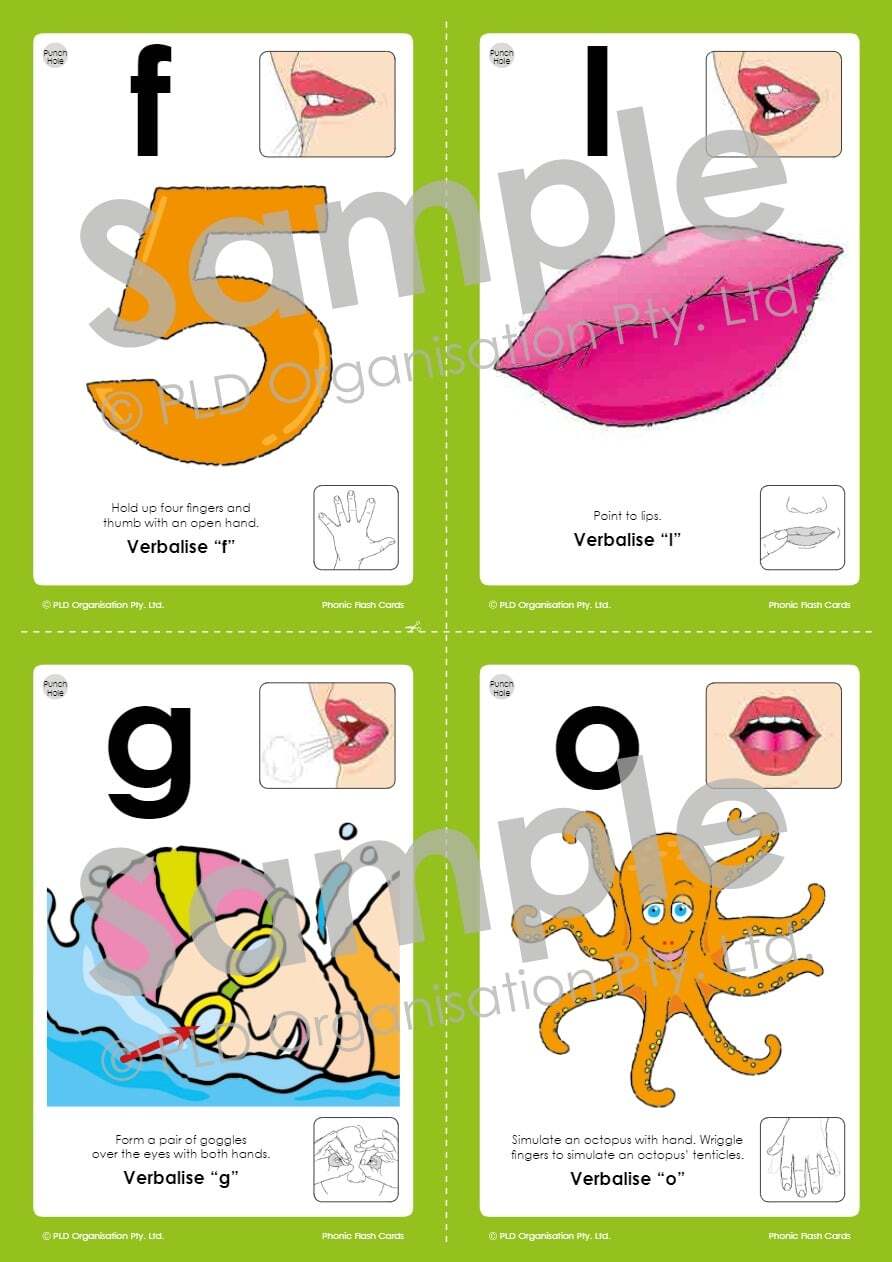 Phonic Flash Cards - Stage 1-4