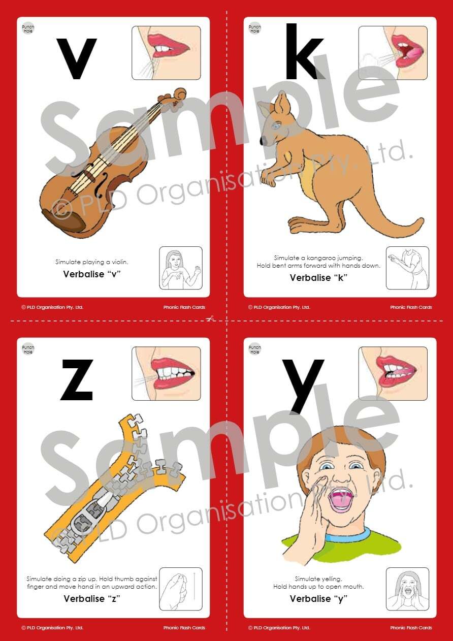 Phonic Flash Cards - Stage 1-4