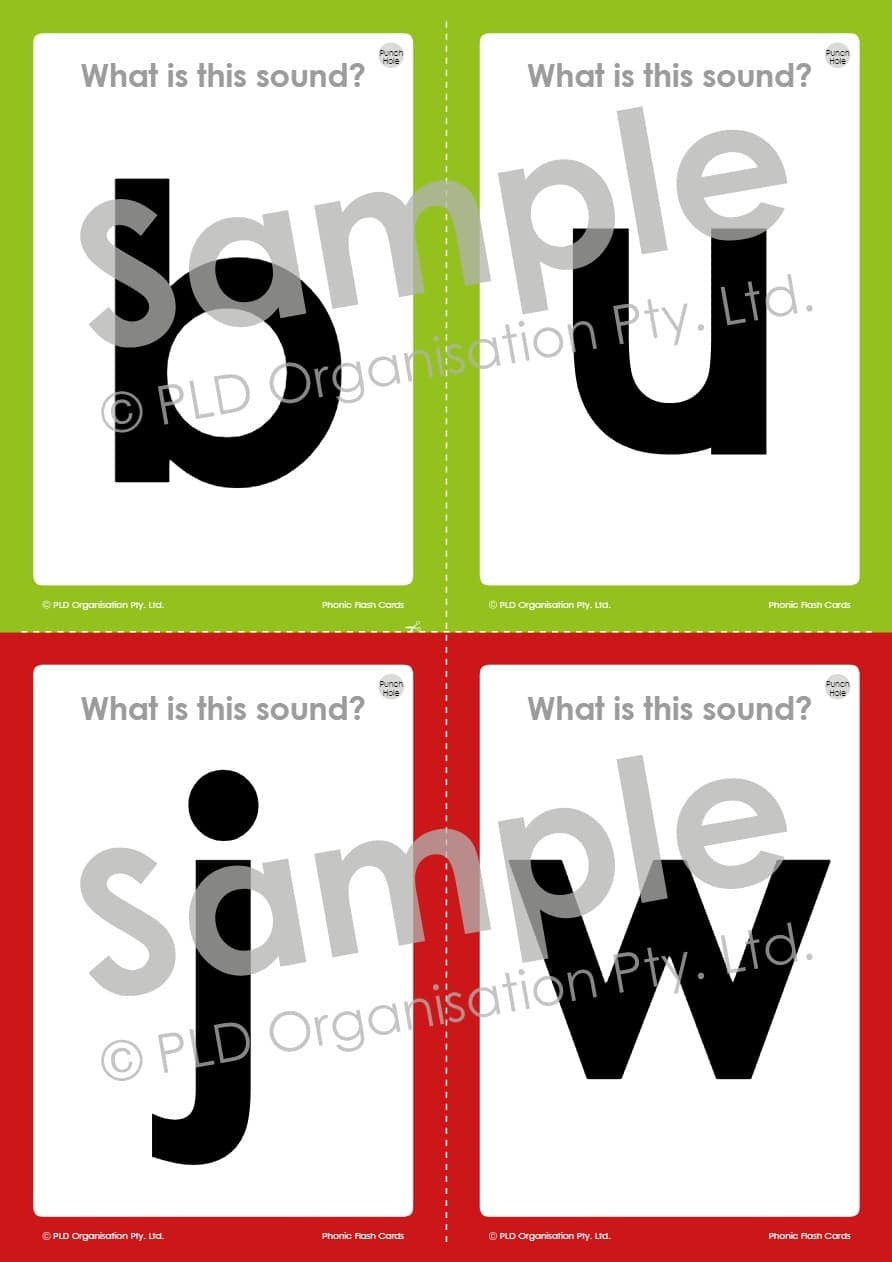 Phonic Flash Cards - Stage 1-4