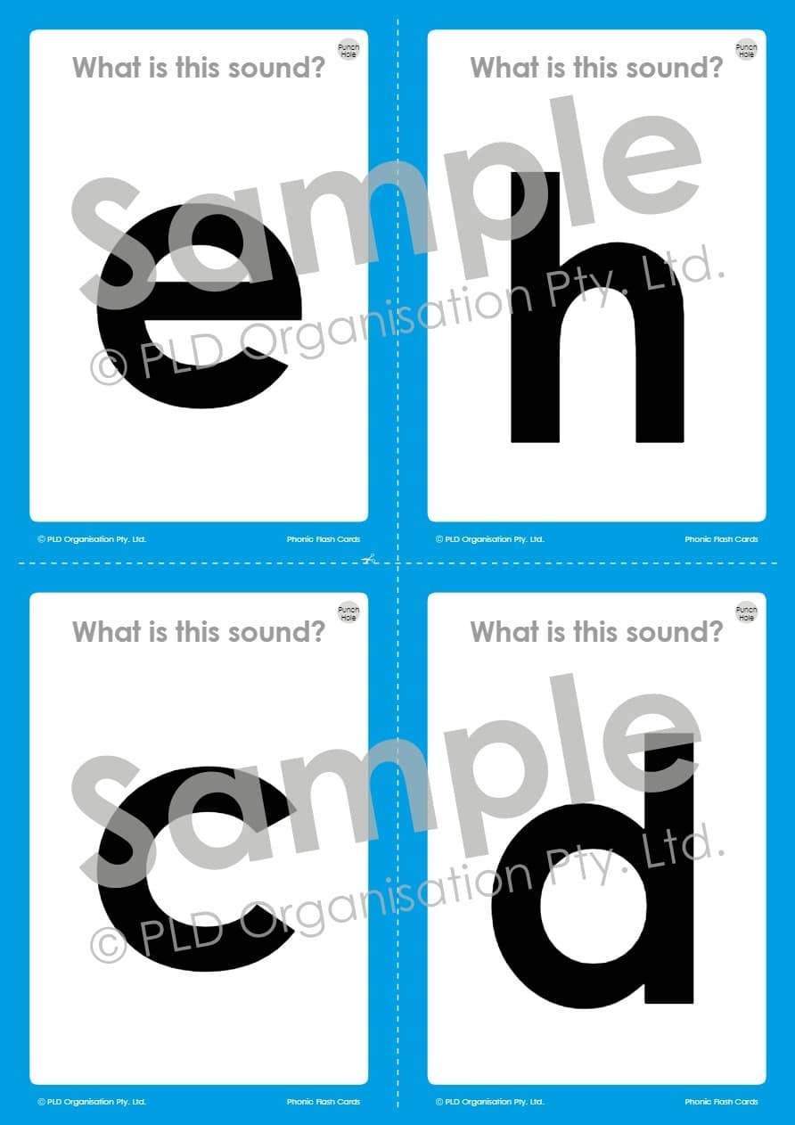 Phonic Flash Cards - Stage 1-4