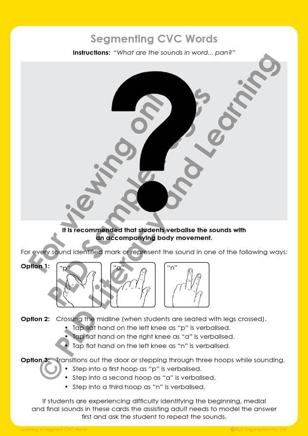 Learning to Segment CVC Words