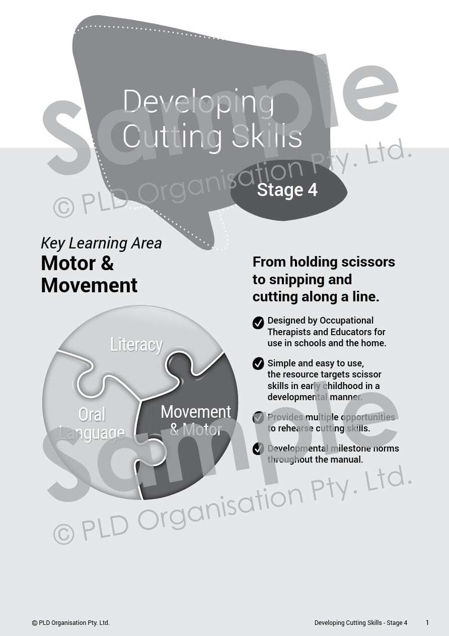 Developing Cutting Skills - Stage 4