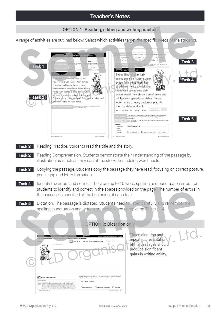 Phonic Dictation - Stage 3