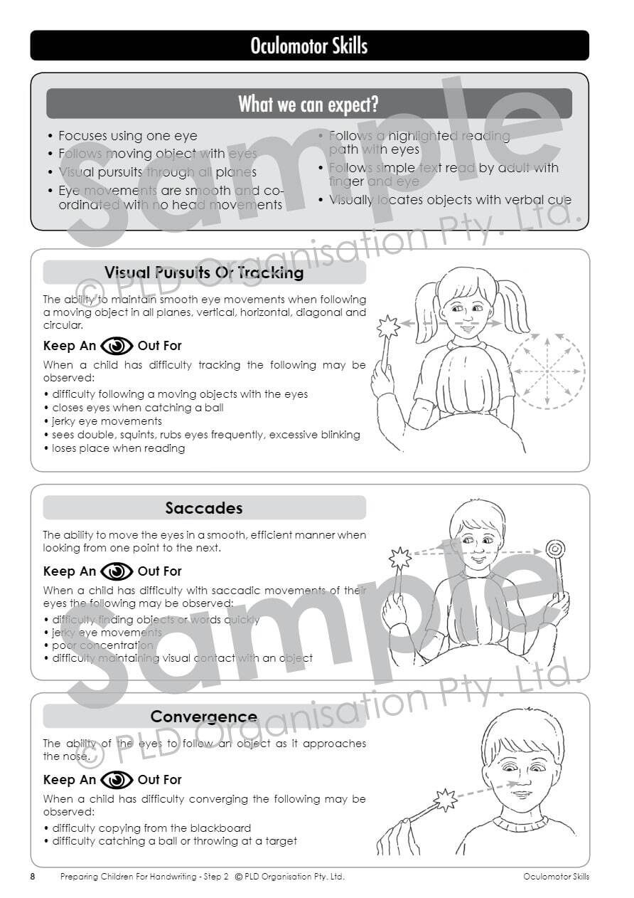 Preparing Children for Handwriting - Step 2