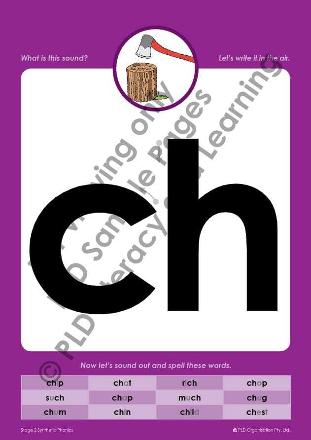 Synthetic Phonics Flip Book – Stage 1 & 2