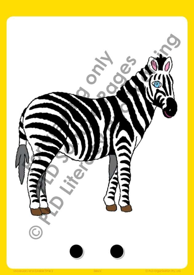 Vocabulary & Syllable Time - Set 2